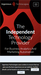 Mobile Screenshot of ingenioustechnologies.com