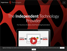 Tablet Screenshot of ingenioustechnologies.com